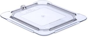 carlisle foodservice products 10316u07 storplus sixth size polycarbonate universal flat surface food pan lid, clear