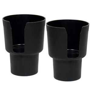 gadjit cup keeper cup holder adapter (2 pk) expands car cup holders that are 2.5”-3” wide to hold beverages that are 3.25" wide like 18, 20, 21, 24 oz hydro flasks, 12,18,20,30 oz yeti tumbler, 20, 24oz naglene bottles, other coffee & travel mugs with bot