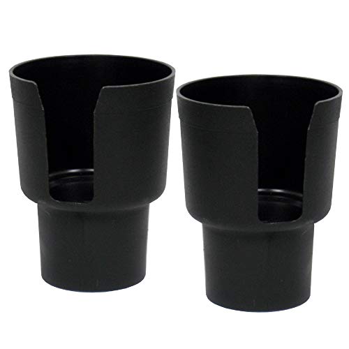 Gadjit CUP KEEPER Cup Holder Adapter (2 Pk) expands car cup holders that are 2.5”-3” wide to hold beverages that are 3.25" wide like 18, 20, 21, 24 oz Hydro Flasks, 12,18,20,30 oz Yeti Tumbler, 20, 24oz Naglene Bottles, Other Coffee & Travel Mugs with BOT