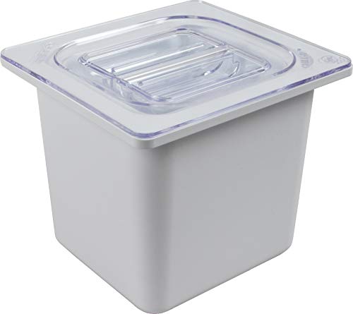 San Jamar - CI7001WH CI7001 Chill-It 1/6 Food Pan, 52 oz Capacity, White