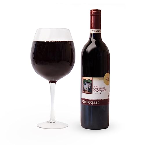 Big Betty - Premium Giant Wine Glass, Holds a Full 750ml Bottle of Wine, Fun Idea for Celebrations, Parties & Events - Wine
