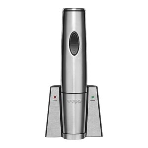 waring commercial wwo120 portable electric wine bottle opener with recharging station,silver
