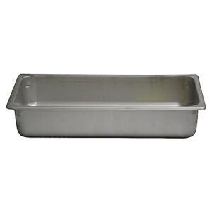 vollrath 20049 s/s full size x 4" d steam table/food pan