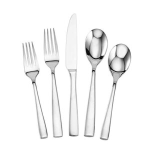 mikasa delano 20-piece stainless steel flatware set