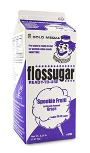 gold medal grape candy floss sugar, 52 oz - 1/2 gallon