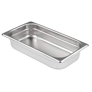 update international 2.5" third-size anti-jam steam table pan