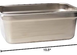 Update International 3 qt Fourth Size Anti-Jam Steam Table Pan