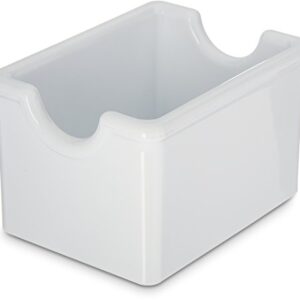 Carlisle FoodService Products 455002 Styrene Sugar Caddy, White