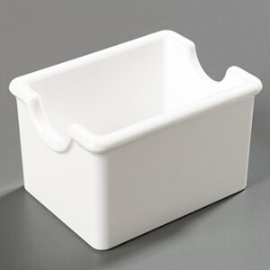 Carlisle FoodService Products 455002 Styrene Sugar Caddy, White