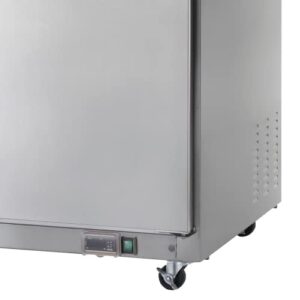 Arctic Air AUC48F 48" Two Section, Two Door Worktop Undercounter Freezer - 12 Cubic Feet, Silver, 115v