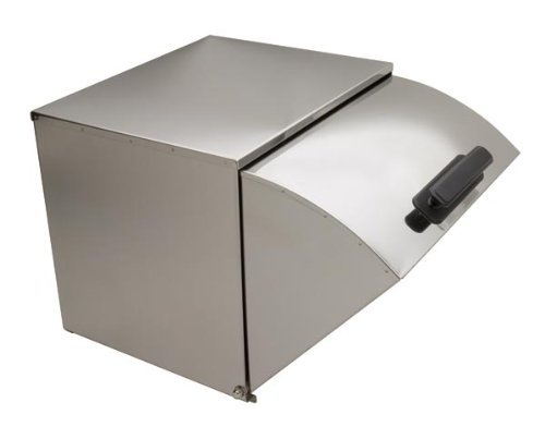 Roll Top Cover for Full-Size Steam Table Pan, Metal, 15.5'' x 14.3'' x 14.2'', Stainless Steel, Commercial Grade