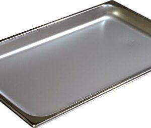 Carlisle FoodService Products 607001 DuraPan Light Gauge Stainless Steel Full-Size Steam Table Food Pan, 1" Deep (Pack of 6)