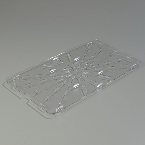 Carlisle FoodService Products 1021507 StorPlus Full Size Polycarbonate Drain Shelf, Clear