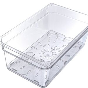 Carlisle FoodService Products 1021507 StorPlus Full Size Polycarbonate Drain Shelf, Clear