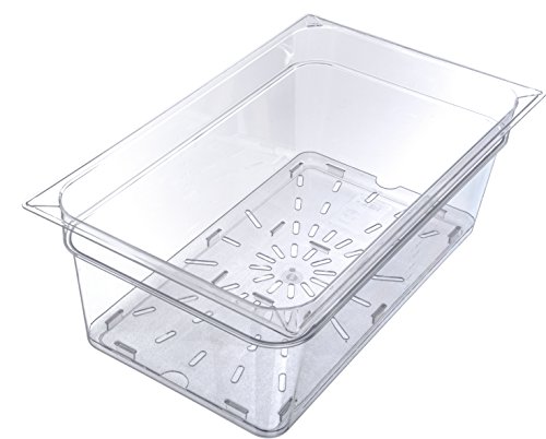 Carlisle FoodService Products 1021507 StorPlus Full Size Polycarbonate Drain Shelf, Clear