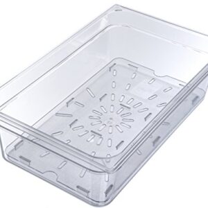 Carlisle FoodService Products 1021507 StorPlus Full Size Polycarbonate Drain Shelf, Clear