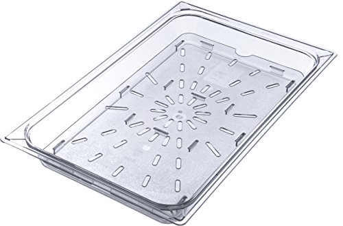 Carlisle FoodService Products 1021507 StorPlus Full Size Polycarbonate Drain Shelf, Clear