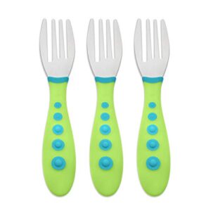 NUK First Essentials Kiddy Cutlery Forks, 3-Count (Color May Vary)