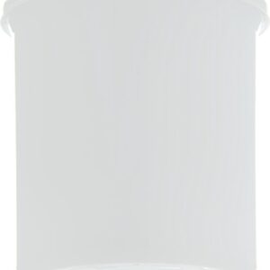 Carlisle FoodService Products Classic™ Round Storage Container with Lid, 1.2 Quart Crock, White