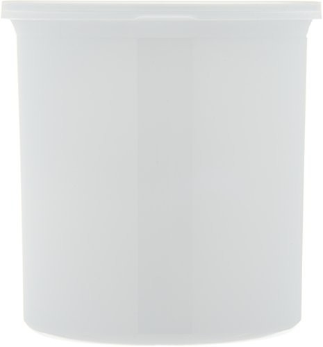 Carlisle FoodService Products Classic™ Round Storage Container with Lid, 1.2 Quart Crock, White