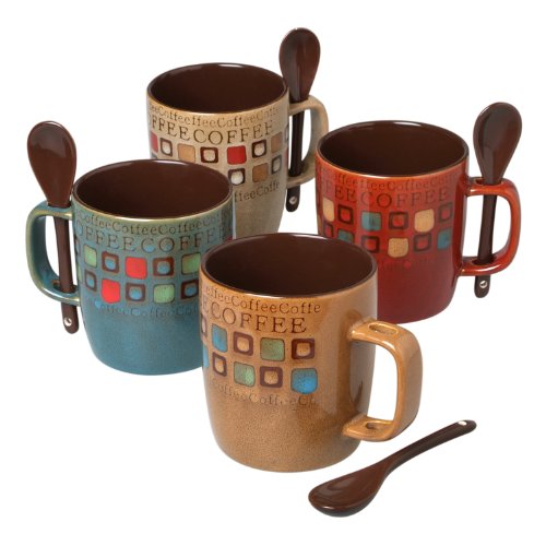 Mr. Coffee Mug, 8 Piece Set, Cafe Americano