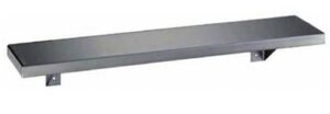 bobrick - 298x18 298 stainless steel shelf, satin finish, 18" length x 8" width