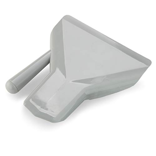 New Star Foodservice 37814 Polycarbonate Commercial French Fry Bagger Right Handle, Gray