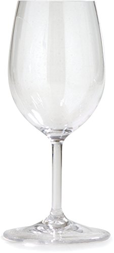 Carlisle FoodService Products 564507 Alibi Shatter-Resistant Plastic White Wine Glass, 8 oz., 6.94" Height, 2.75" width, 2.75" Length, Polycarbonate (Pc), Clear ,pack of 1