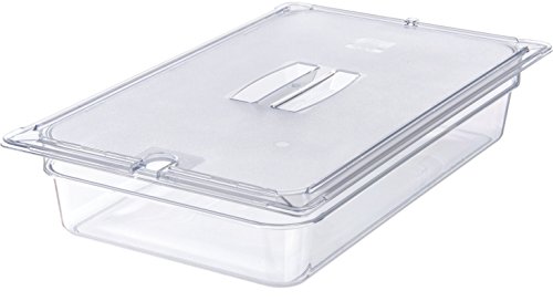 Carlisle FoodService Products StorPlus Plastic Food Pan, 4 Inches, Clear