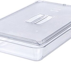 Carlisle FoodService Products StorPlus Plastic Food Pan, 4 Inches, Clear