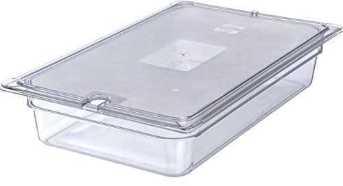 Carlisle FoodService Products StorPlus Plastic Food Pan, 4 Inches, Clear