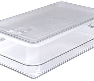 Carlisle FoodService Products StorPlus Plastic Food Pan, 4 Inches, Clear