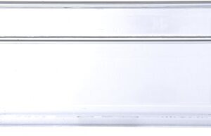 Carlisle FoodService Products Plastic Food Pan 1/4 Size 4 Inches Deep Clear