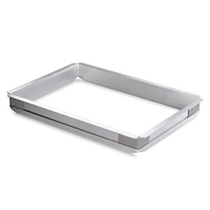 new star foodservice 42580 aluminum sheet bun pan extender, 13 x 18 inch (half size)