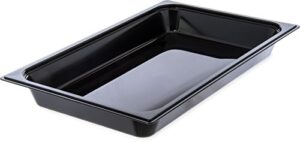 cfs 10400b03 storplus high heat food pan, 2.5" deep, full size, black