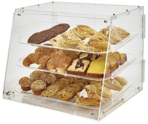 Winco 3-Tier Pastry Display Case, Acrylic Medium