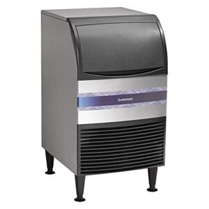 scotsman cu0920ma-1 air-cooled cube undercounter ice maker machine with 57 lb. storage capacity, 100 lbs/day, 115v, nsf