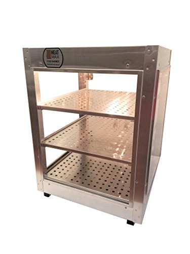 HeatMax 181824 Food Warmer Display with Water Tray for extra Humidity -- MADE IN USA with service and support