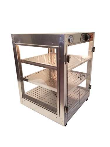 HeatMax 181824 Food Warmer Display with Water Tray for extra Humidity -- MADE IN USA with service and support