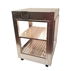 Commercial 110V Countertop Food Warmer Display Case w/ Water Tray 14x14x20 -- MADE IN USA WITH SERVICE AND SUPPORT