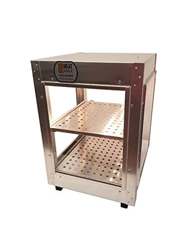 Commercial 110V Countertop Food Warmer Display Case w/ Water Tray 14x14x20 -- MADE IN USA WITH SERVICE AND SUPPORT