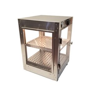 Commercial 110V Countertop Food Warmer Display Case w/ Water Tray 14x14x20 -- MADE IN USA WITH SERVICE AND SUPPORT