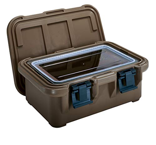 Cambro UPCS160131 Camcarrier UPCS Capacity 1 Full Size 6" Deep Pan Dark Brown Case of 1