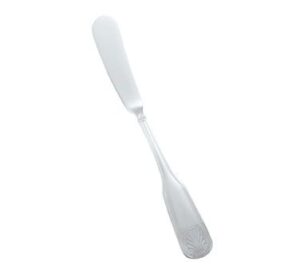 winco 0006-12 butter spreader, extra heavy, 18/0 stainless steel, mirror finish