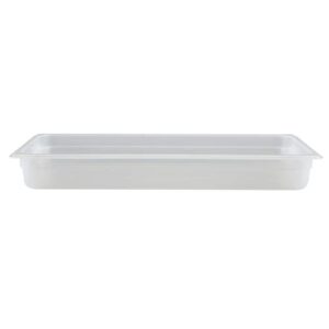 cambro 14pp full size translucent food pan, 4"h