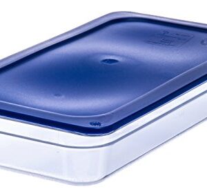 Carlisle FoodService Products Plastic Food Pan 1/3 Size 2.5 Inches Deep Clear