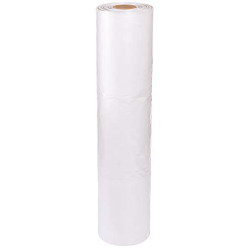 Aviditi 55" x 45" x 75" Pallet Covers/Bin Liners, 4 Mil, Clear, Perforated Roll, Use to Protect Pallets and Equipment During Shipment or Storage (1 Roll of 25)