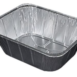 Durable Packaging Aluminum Steam Table Pans, Half-Size Extra Deep-195 Oz, 4.19" Deep, 10.31 X 12.69, 100/carton