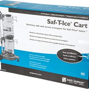 San Jamar SICART60 Saf-T-Ice Cart for use with 2 Saf-T-Ice SI6000