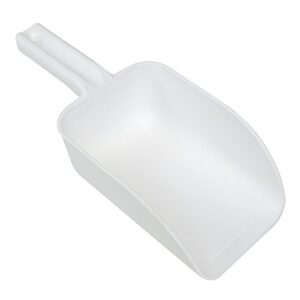 plastic utlity scoop for ice, dog food, dry goods and more (32 oz, white)